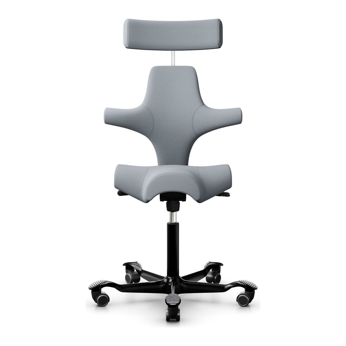 HÅG Capisco 8107 Grigio, struttura nera